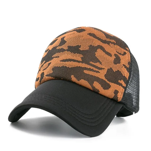 1 PCS Unisex Casual Plain Mesh Baseball Cap