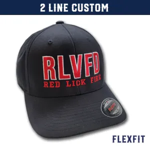 2 Line Custom Hat - Flexfit