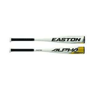 2020 Easton ALPHA 360 -10 2 3/4" 1 Piece Speed Balanced Baseball Bat: JBB20AL10