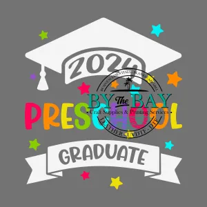 2024 Preschool GRAD - White