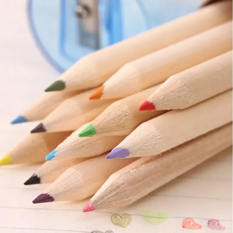 3-Pack: 12-Color Cute Pencils Creative Stationery Cute Bear