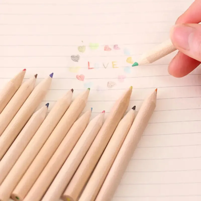 3-Pack: 12-Color Cute Pencils Creative Stationery Cute Bear