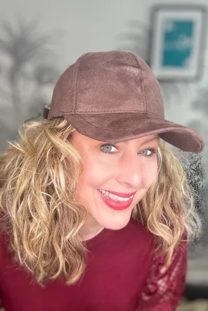 Abby's suede look cap