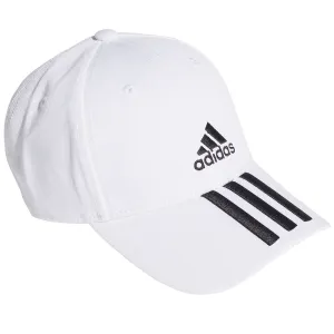 adidas 3 Stripe Cap CT - Adult - White/Black/Black