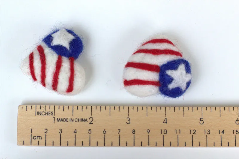 American Flag Hearts- Fourth of July