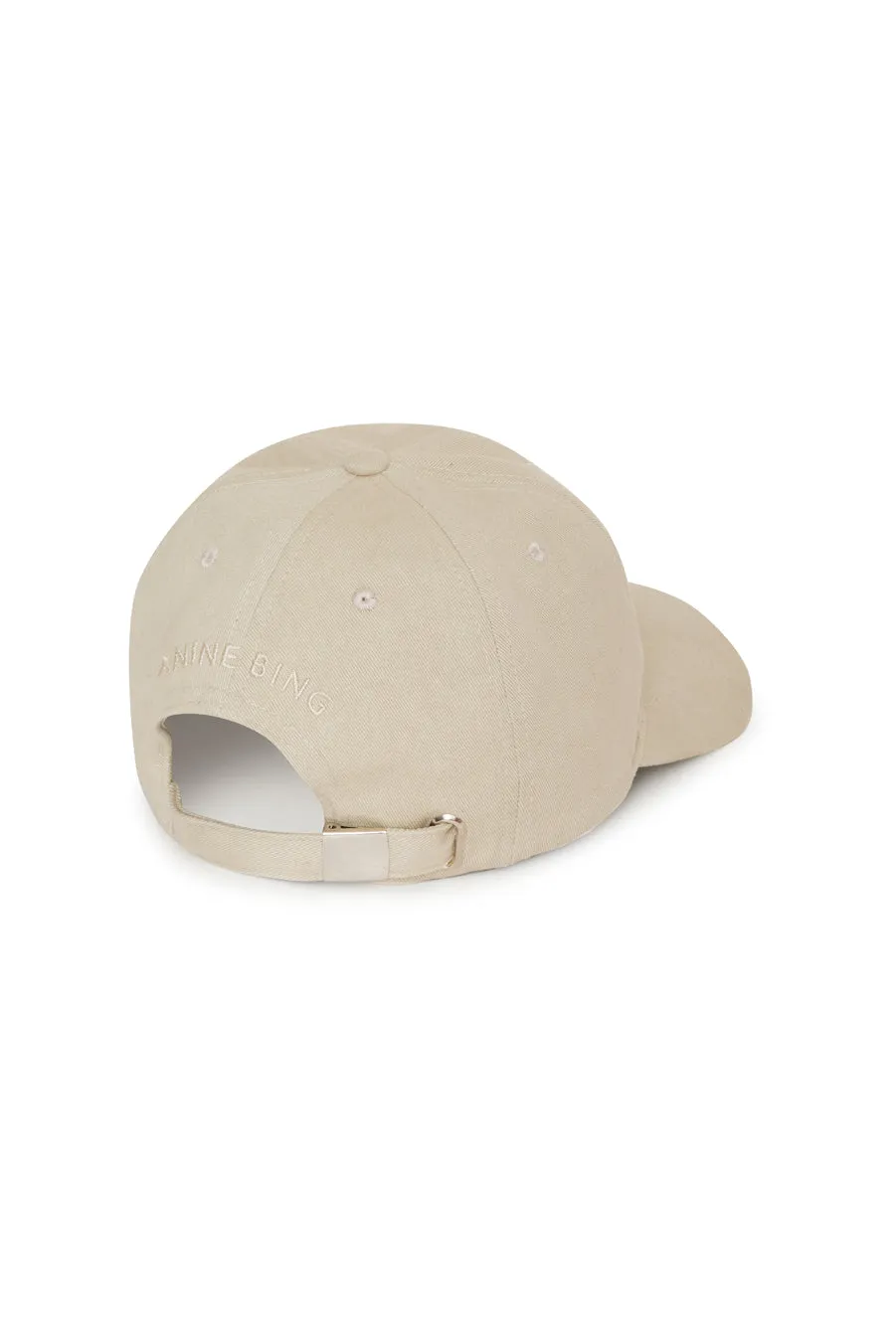 Anine Bing - Jeremy AB Baseball Cap in Oatmeal