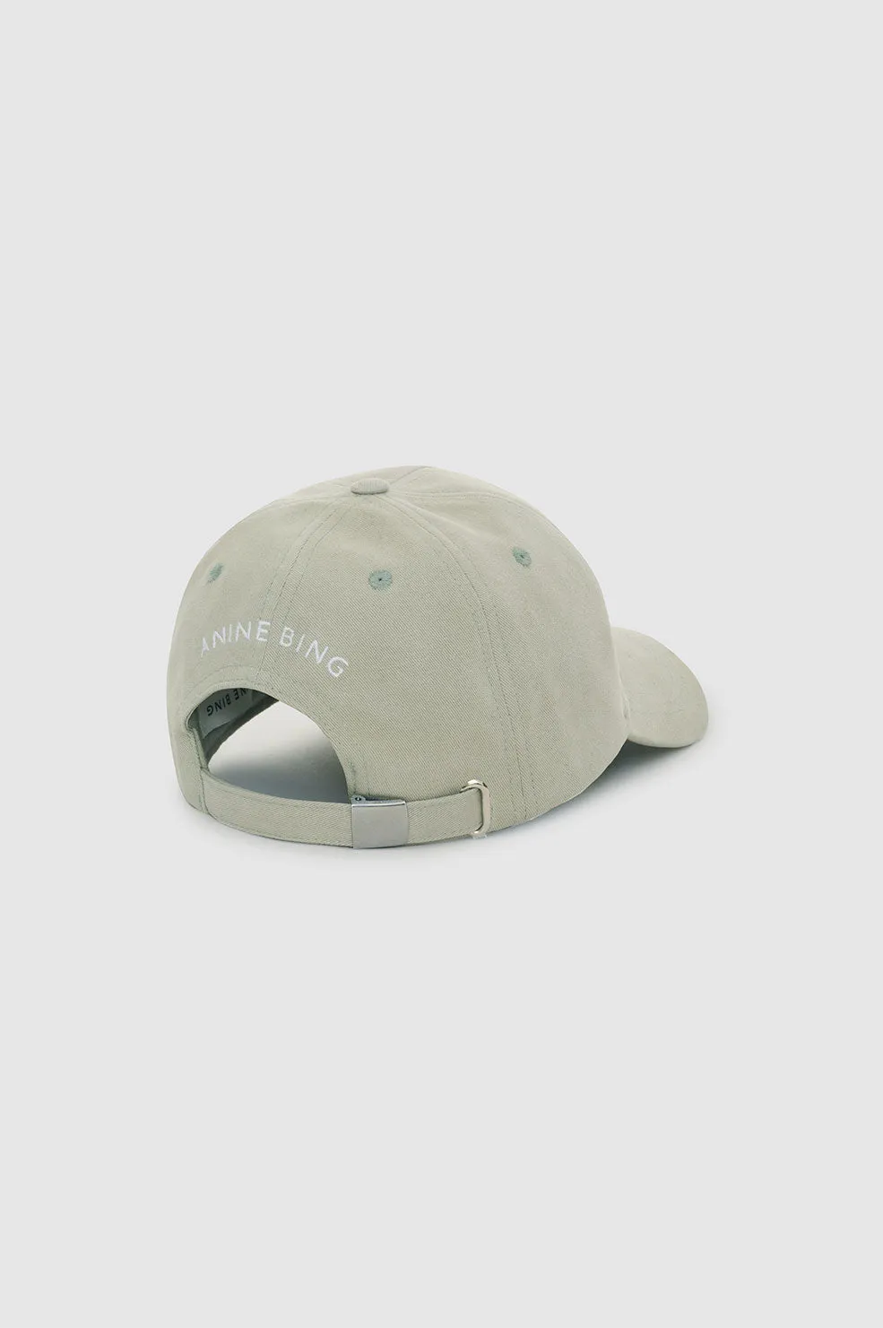 Anine Bing - Jeremy Baseball Cap University London in Wash Faded Seafoam