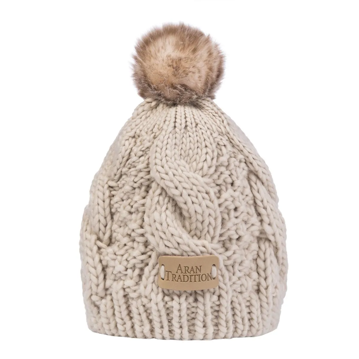 Aran Junior Cable Tammy Hat