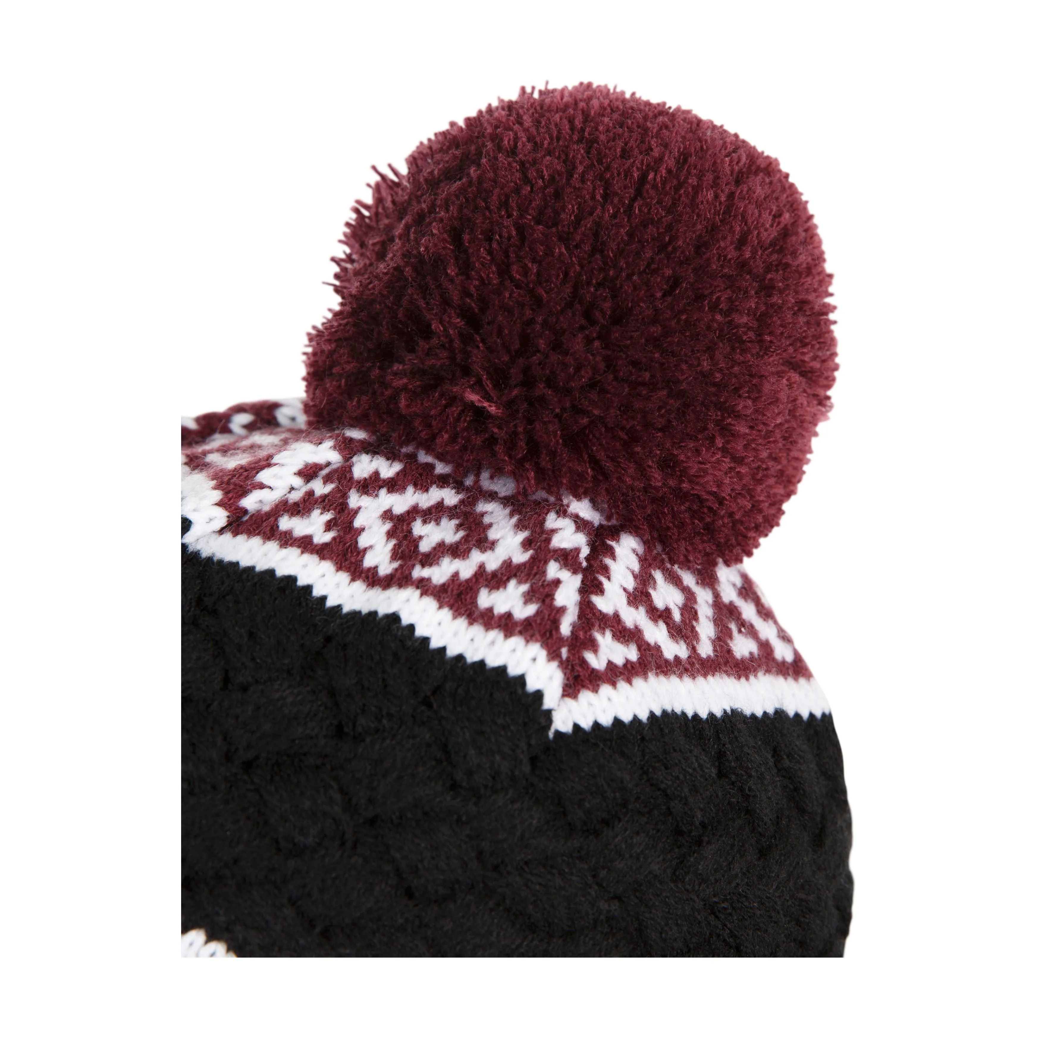 Axel Kids Lined Kids Knitted Hat in Fig