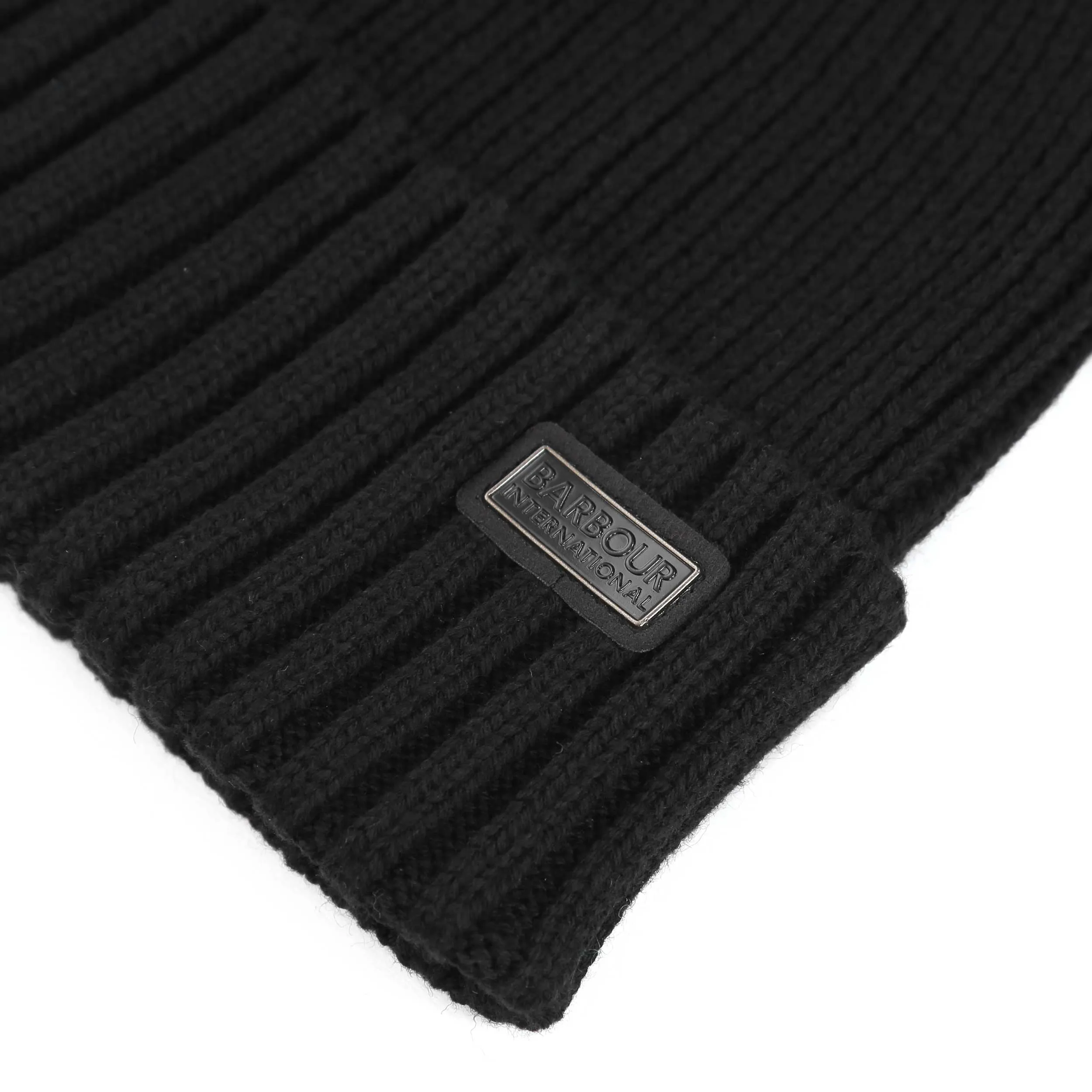 Barbour Chester Beanie Hat in Black