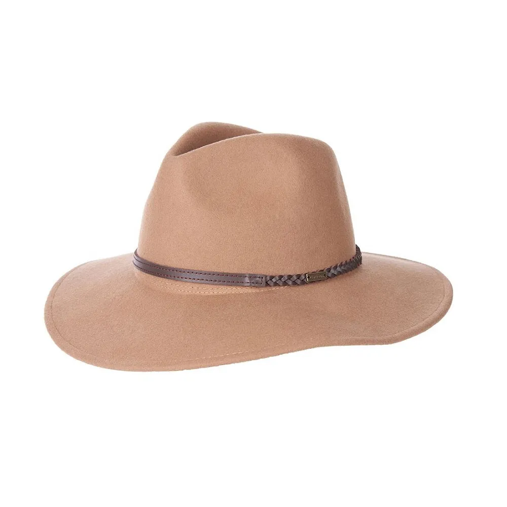 Barbour Tack Fedora Hat Camel