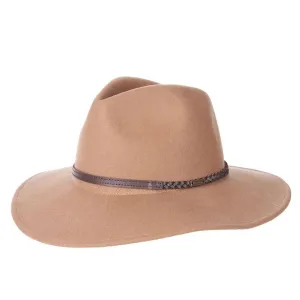 Barbour Women's Tack Fedora Hat in Camel