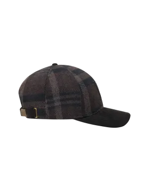 BASEBALL CAP CHECK WOOL