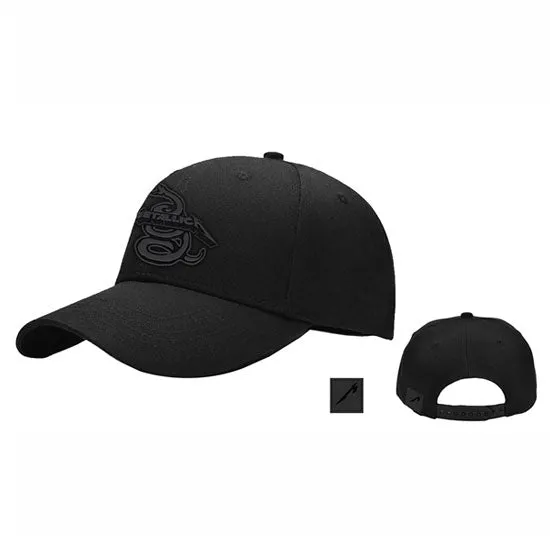 Baseball Hat - Metallica - Black Album Snake