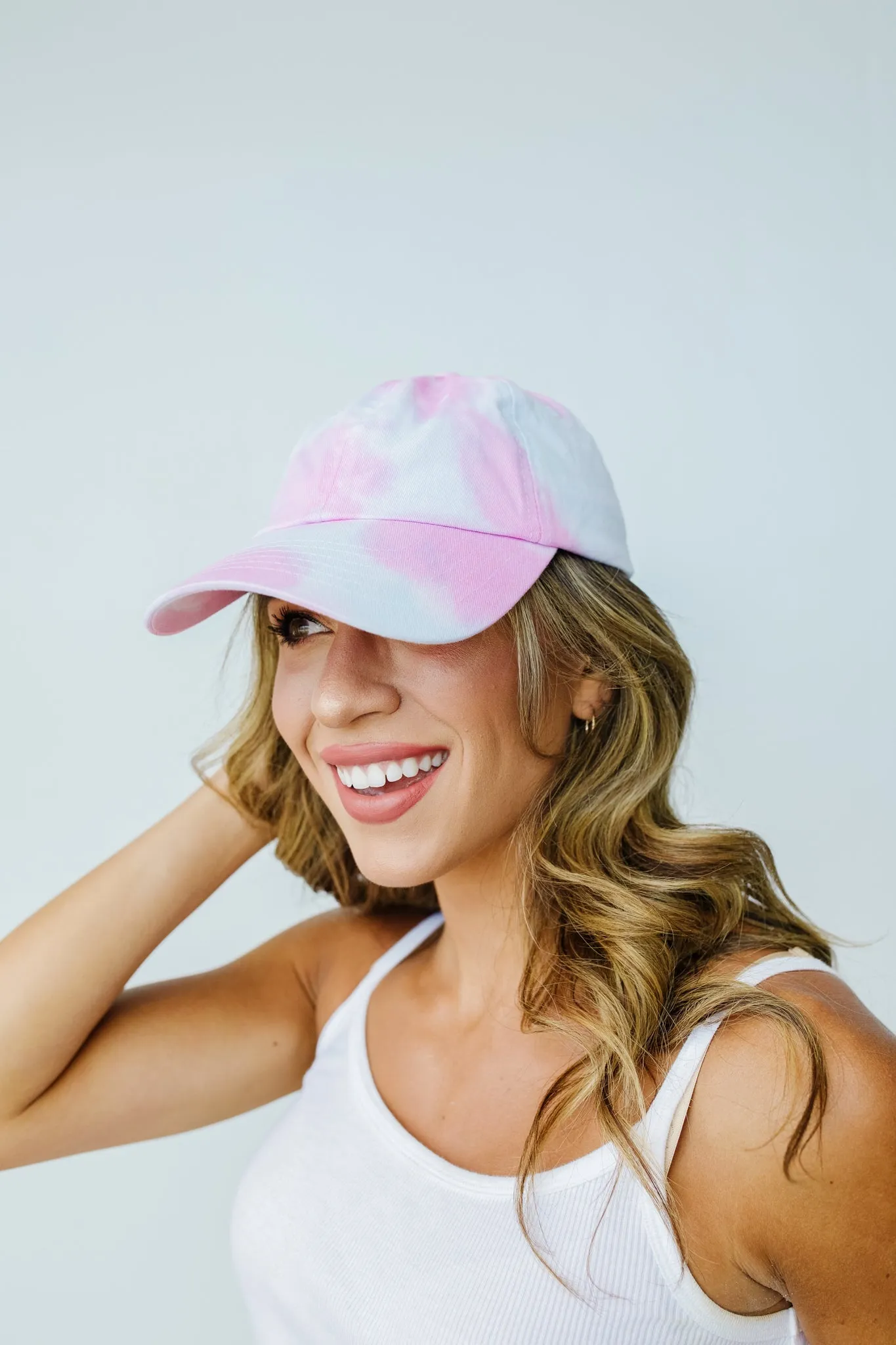 Bed Head Tie Dye Cap In Cotton Candy