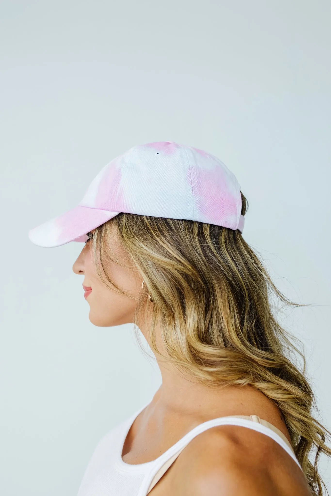 Bed Head Tie Dye Cap In Cotton Candy