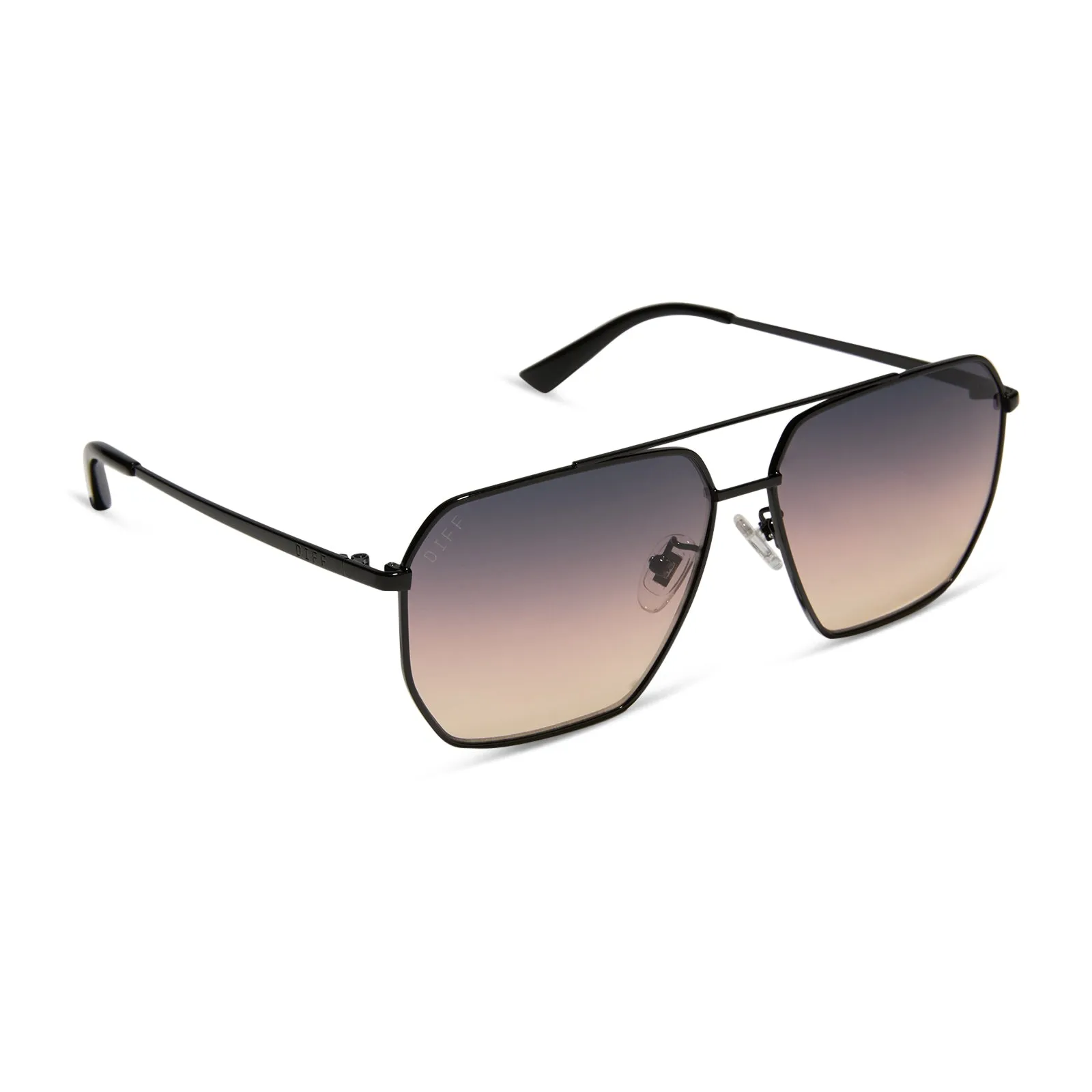 BERKELY - BLACK   TWILIGHT GRADIENT SUNGLASSES