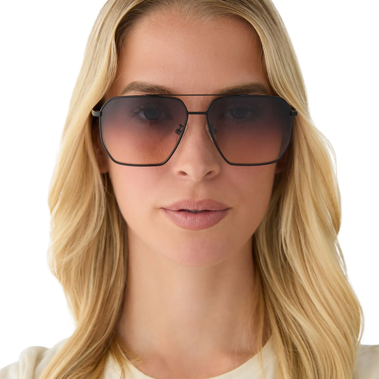 BERKELY - BLACK   TWILIGHT GRADIENT SUNGLASSES