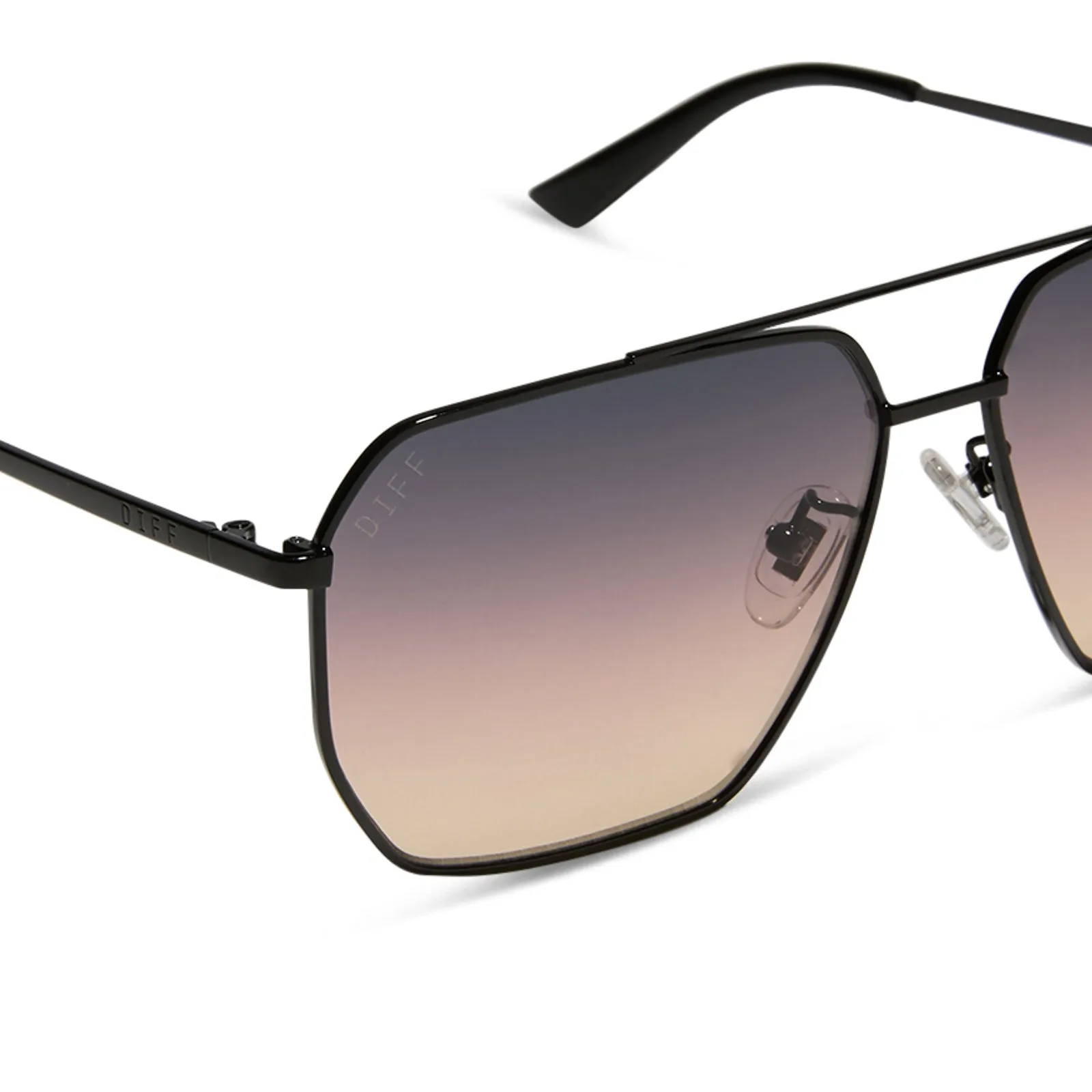 BERKELY - BLACK   TWILIGHT GRADIENT SUNGLASSES