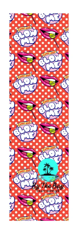 Blow me Bookmark Decal