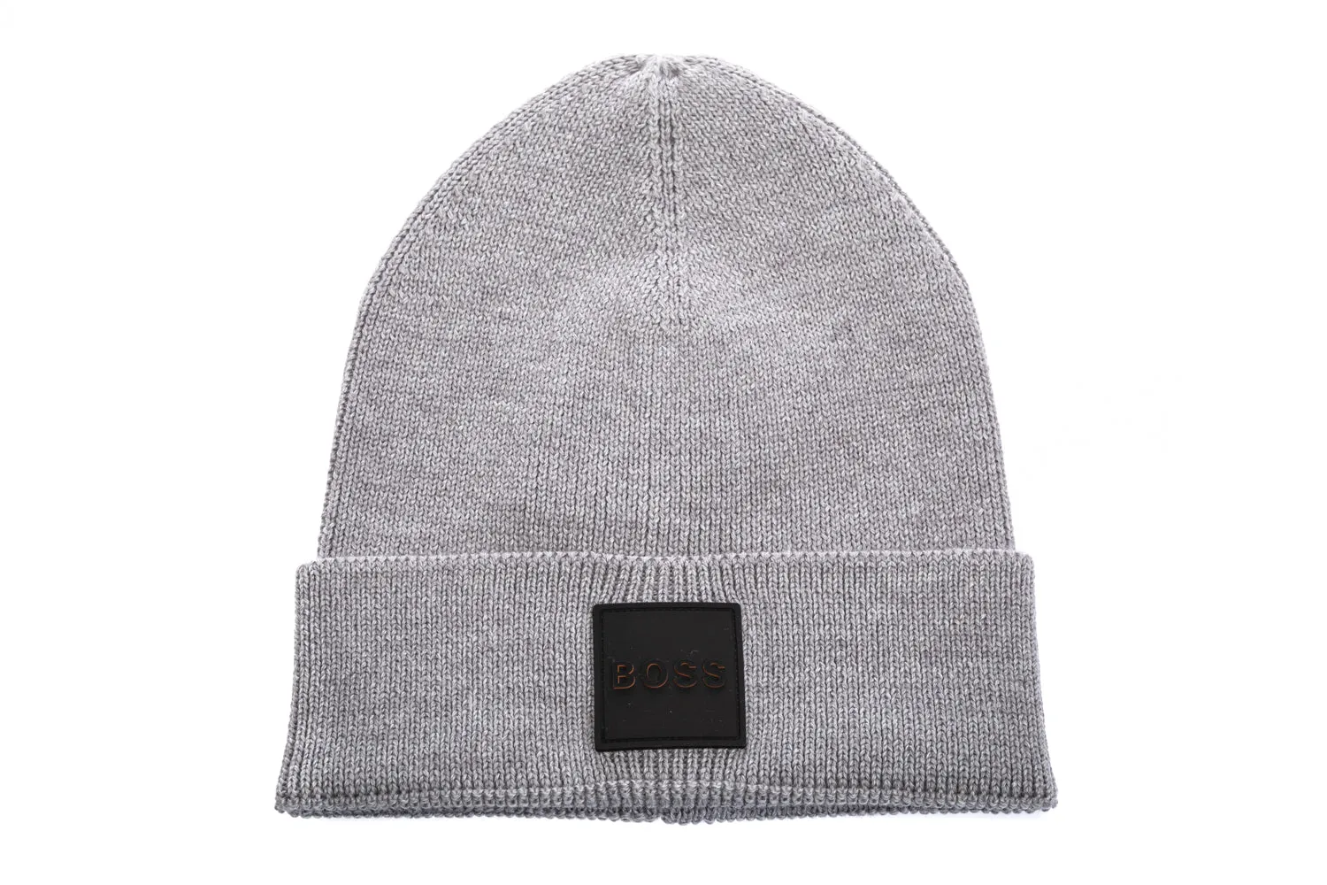 BOSS Foxxy Beanie Hat in Medium Grey