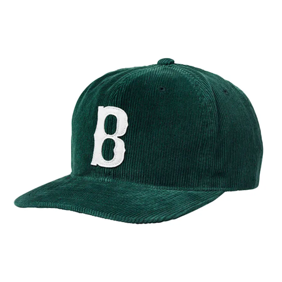 Brixton Big B Medium Profile Cap Dark Forest