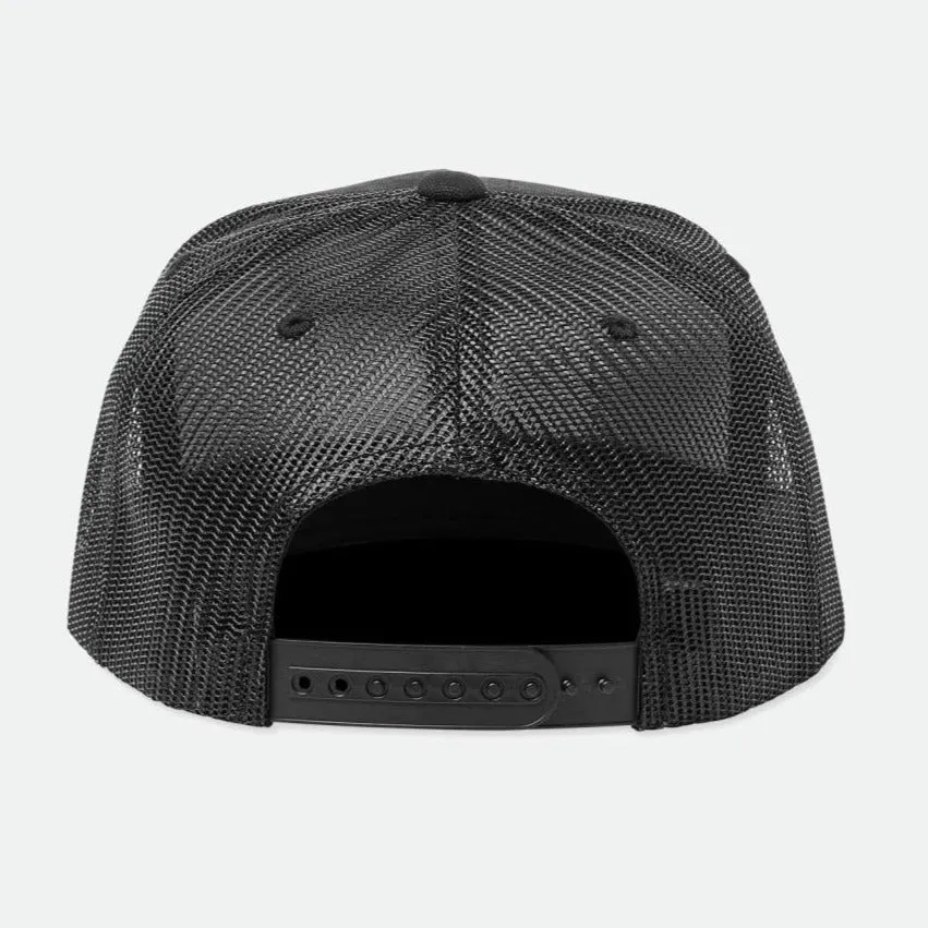 BRIXTON PALMER PROPER MP MESH CAP BLACK/BLACK