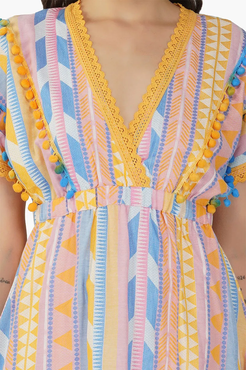 Candy Stripe Short Dress