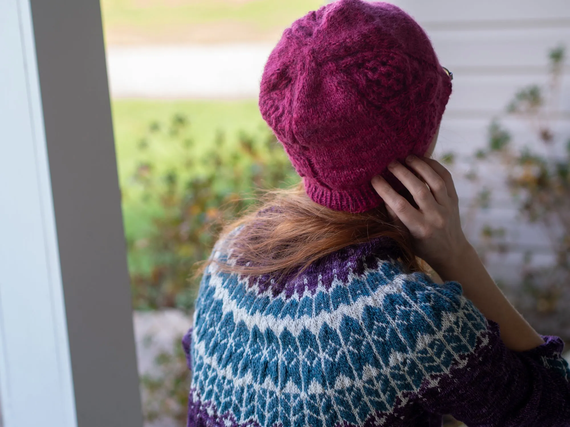 Cape Mae Hat Lace and Fingering Weight Knitting Pattern