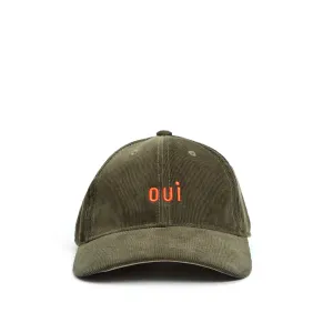 Clare V. Olive Corduroy Baseball Hat