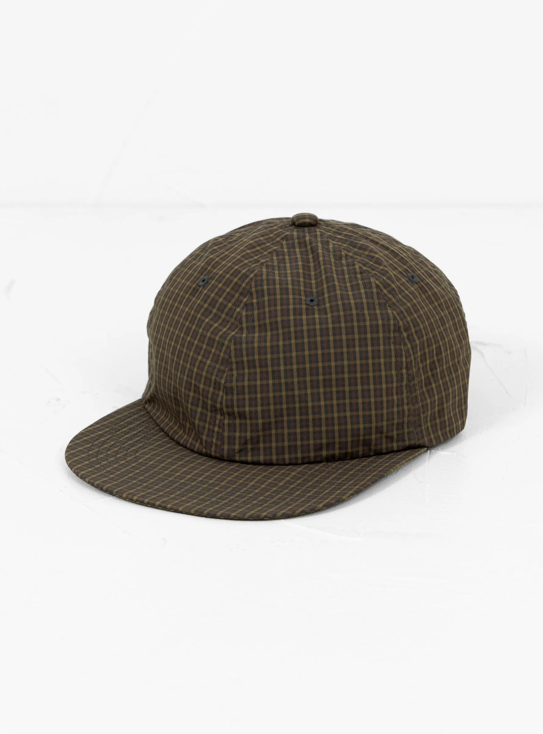 Cordura Baseball Cap Brown Check