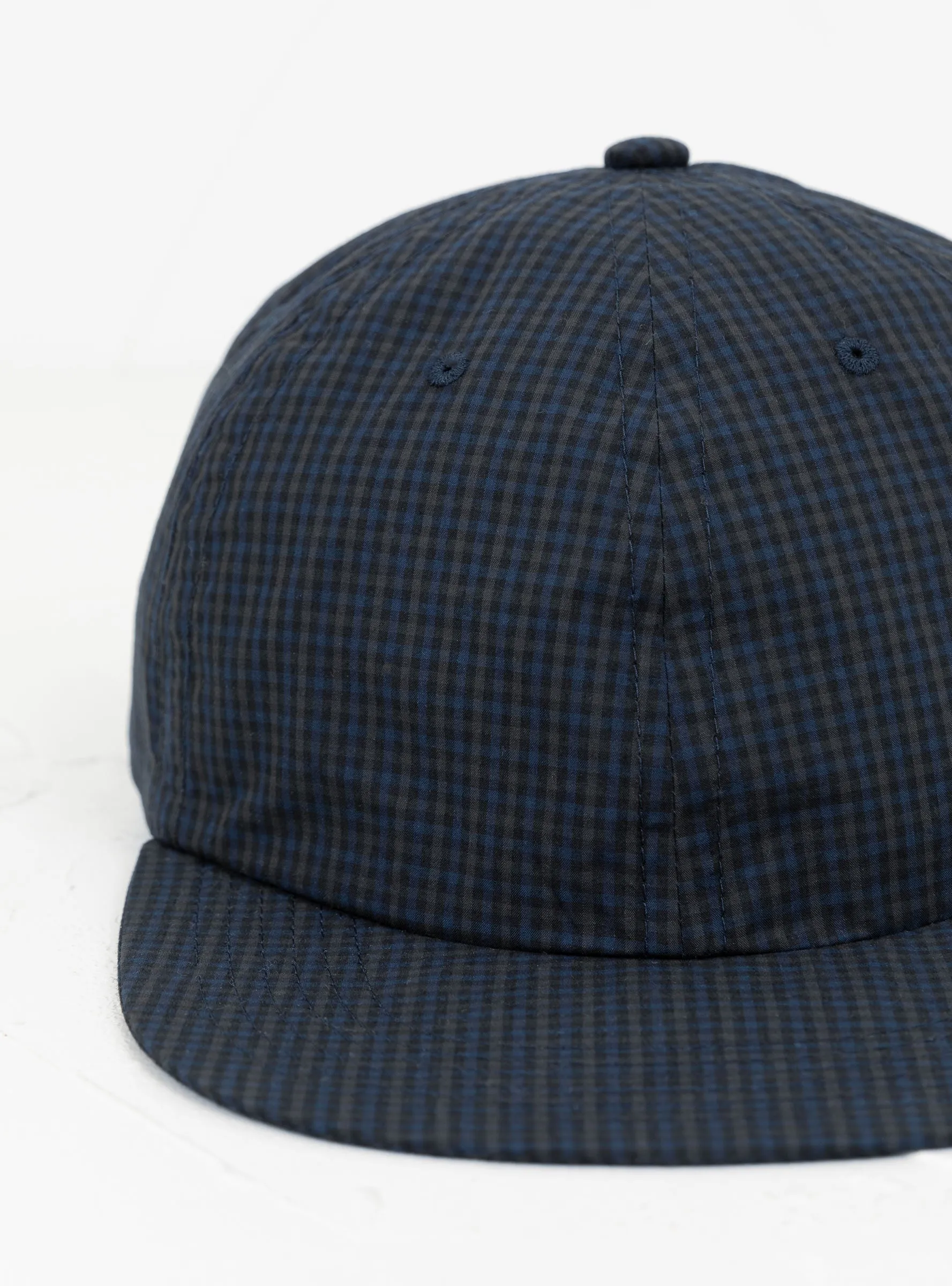 Cordura Baseball Cap Navy Check