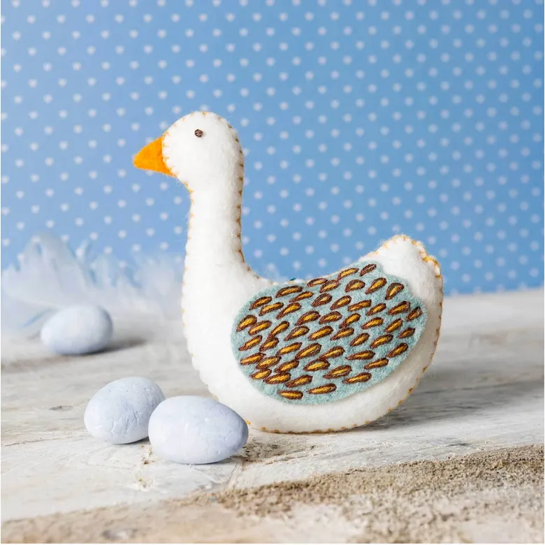 Corrine Lapierre | 12 Days of Christmas - Goose-a-Laying Mini Embroidery Kit