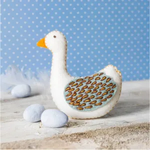 Corrine Lapierre | 12 Days of Christmas - Goose-a-Laying Mini Embroidery Kit