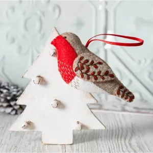 Corrine Lapierre | Mini Felt Craft Kit - Embroidered Robin