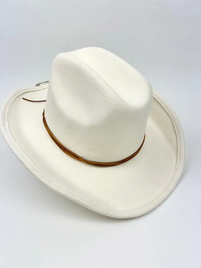 Cowboy Hat in Ivory