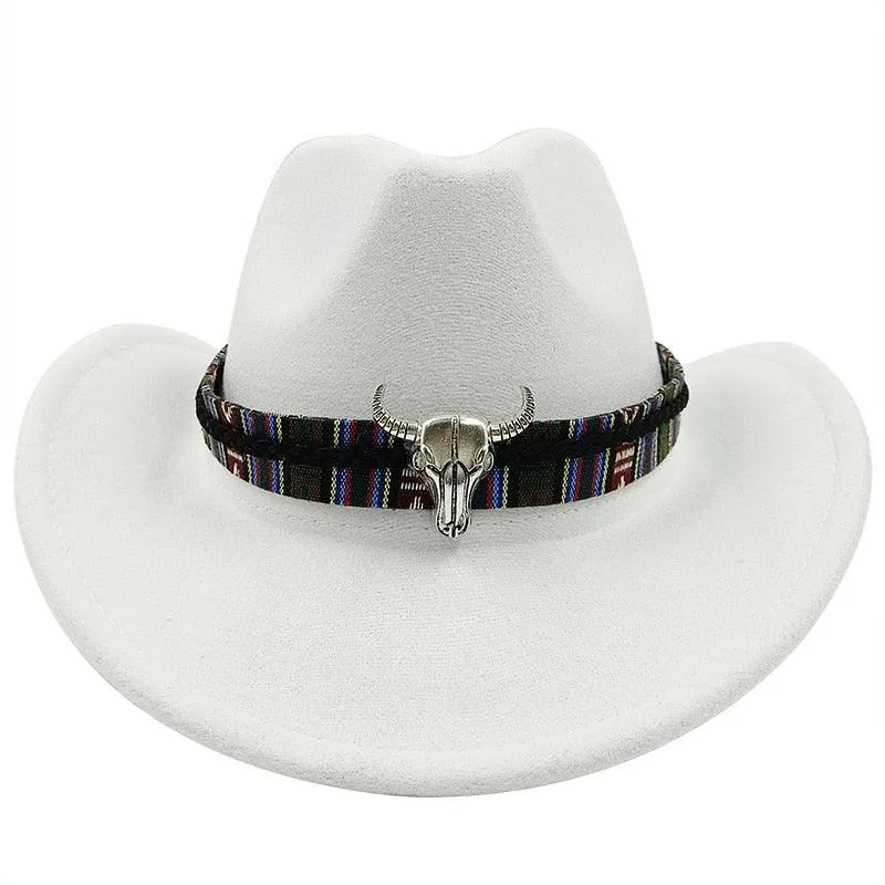 cowboy hat monochrome felt  Unisex