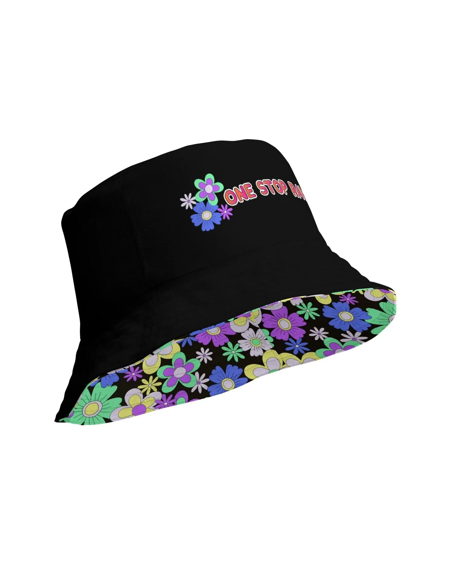 Crazy Daisy Reversible Bucket Hat