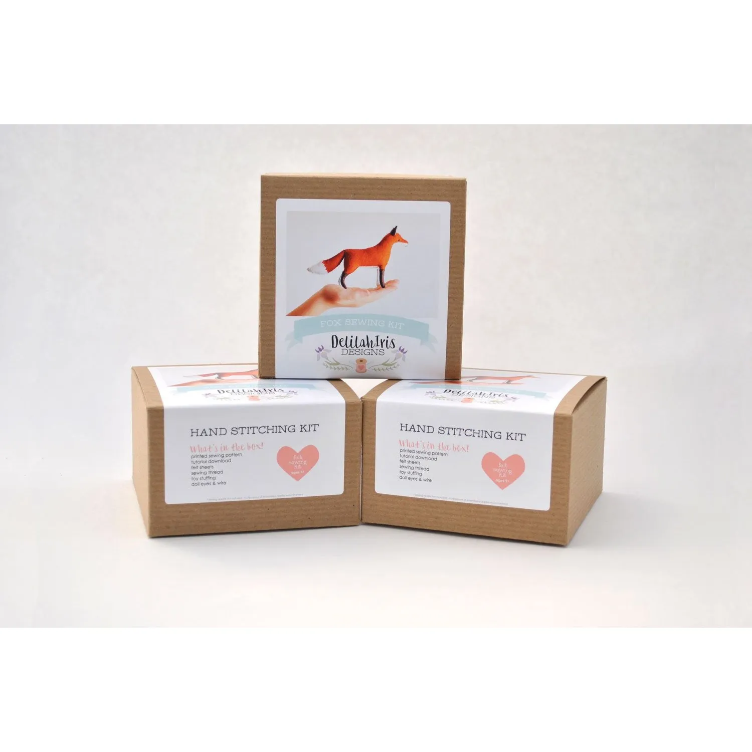 DelilahIris Designs ~ Felt Fox Sewing Kit