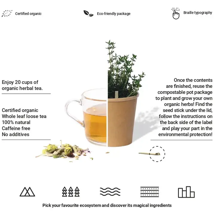 Drink it, Plant it - Organic Herbal Tea Blend: SEA