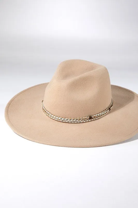 Dutton Wool Panama Hat Beige