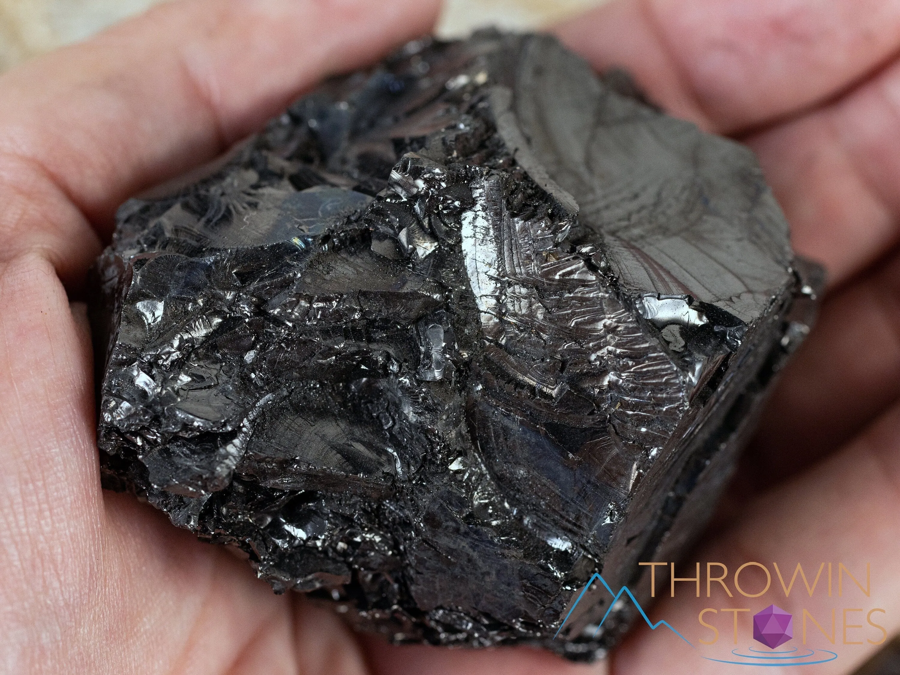 Elite NOBLE SHUNGITE Raw Crystal from Raquirite, Colombia - Home Decor for EMF Radiation Protection, E2084