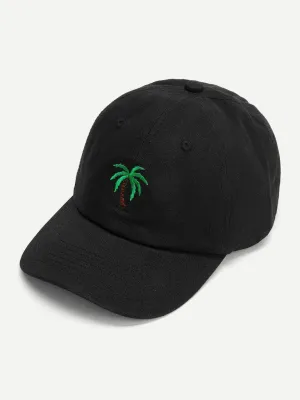 Embroidered Palm Baseball Cap