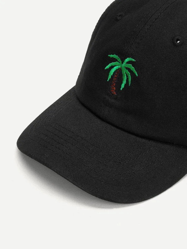 Embroidered Palm Baseball Cap