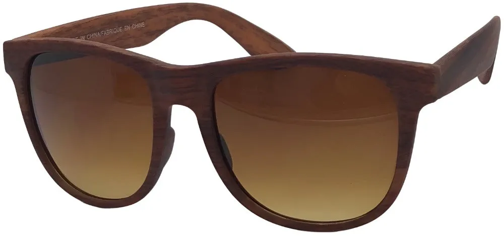 Fantas-Eyes Mens Madeira Surf Non-Polarized Sunglasses - Brown Wood