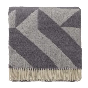 Farum Merino Blanket [Light grey/Grey]