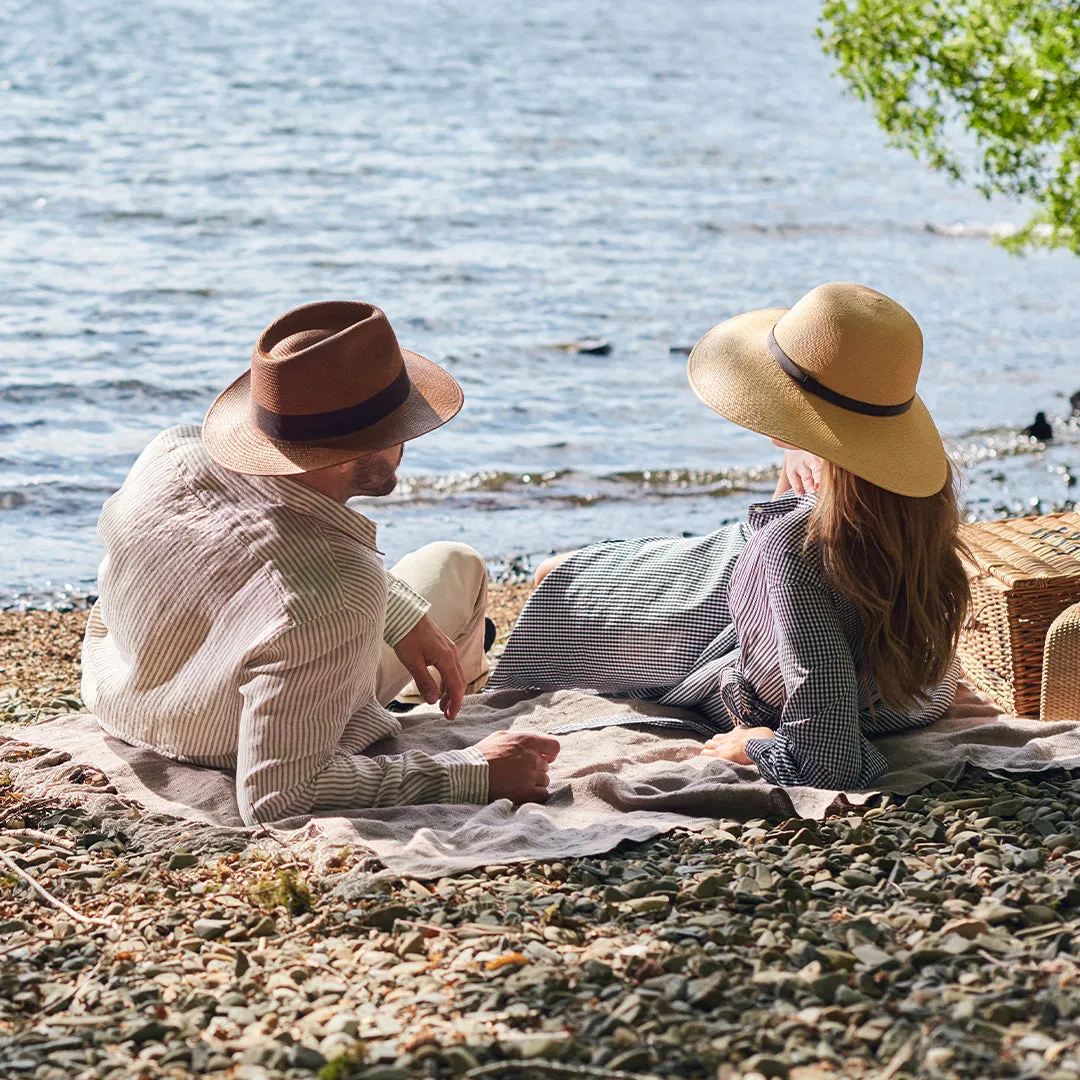 Fedora Panama Hat - Tobacco by Failsworth