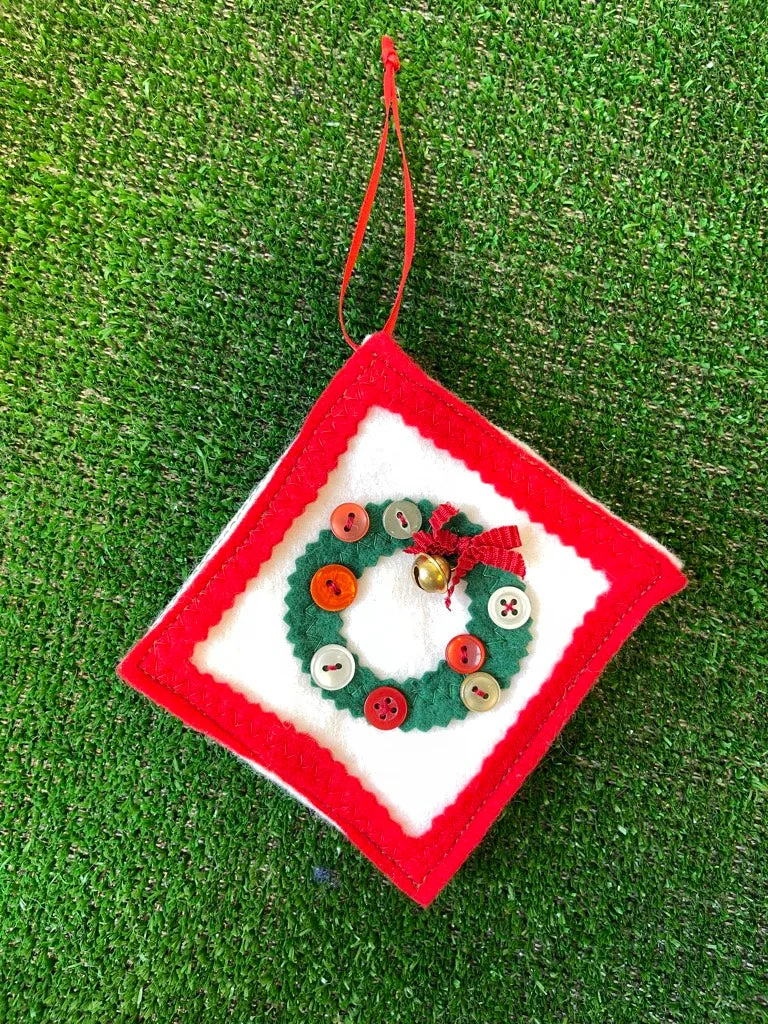 Felt Hanging Christmas Card Decoration Sewing Kit