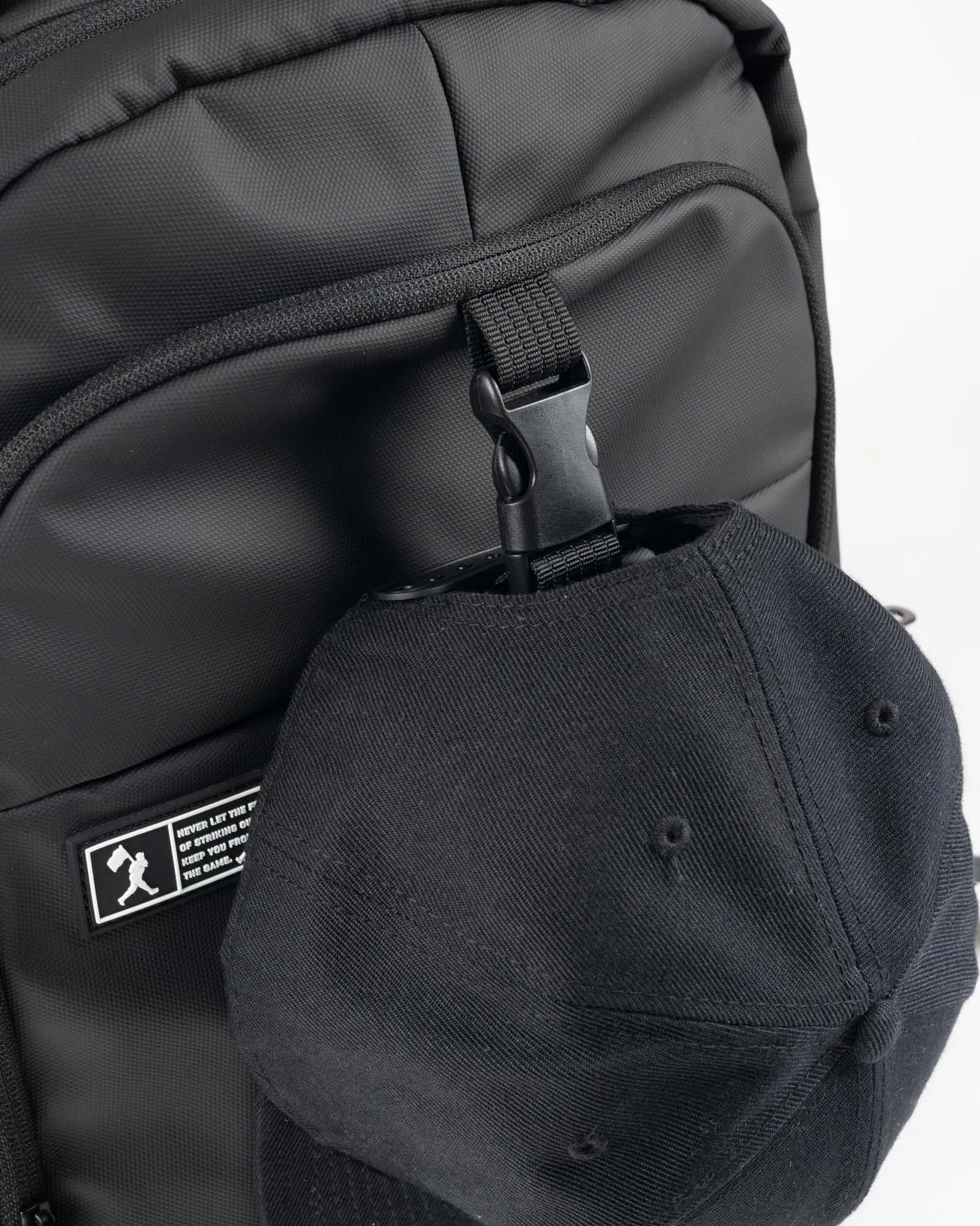 Flag Man No Fear Backpack - Shimmer Black