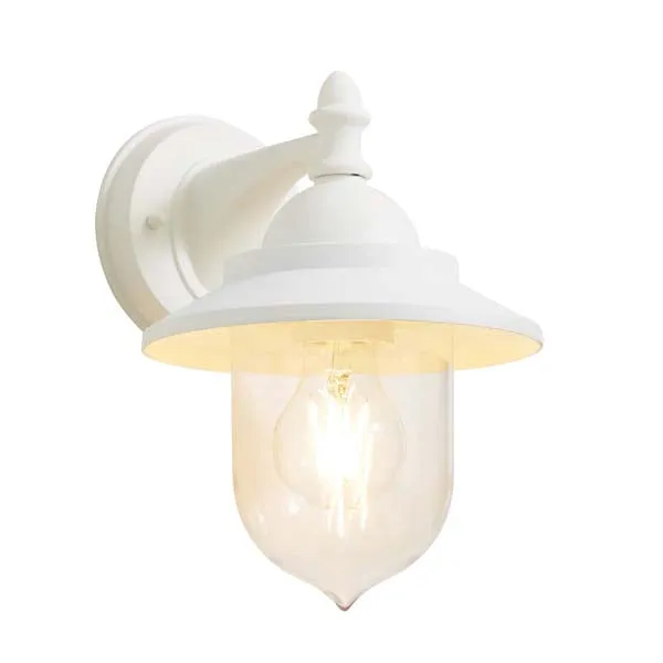 Forum Leek Mini Curved Fisherman's Lantern in Ivory